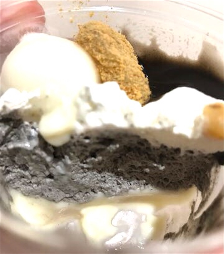 セブンイレブン　黒ごまと豆乳ブラマンジェパフェ　カロリー　新商品　口コミ　レビュー　実食　ブログ