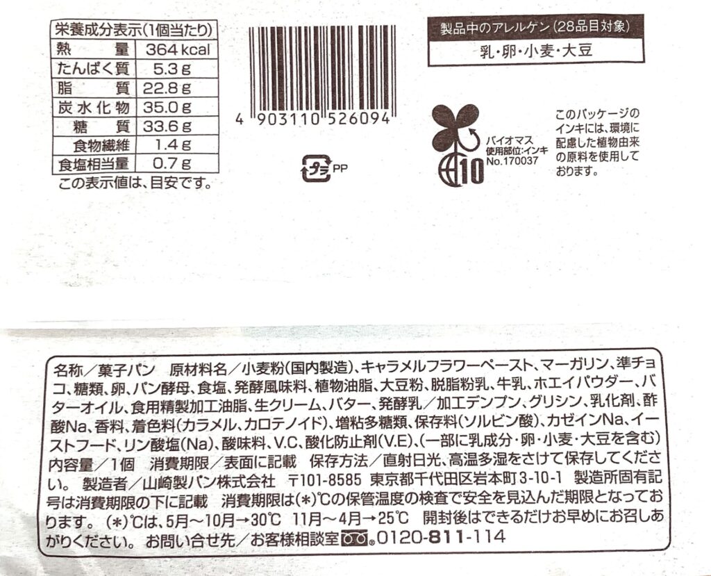 familymart-sweet-croissant-roll-caramel-cream-cal-rawmaterials