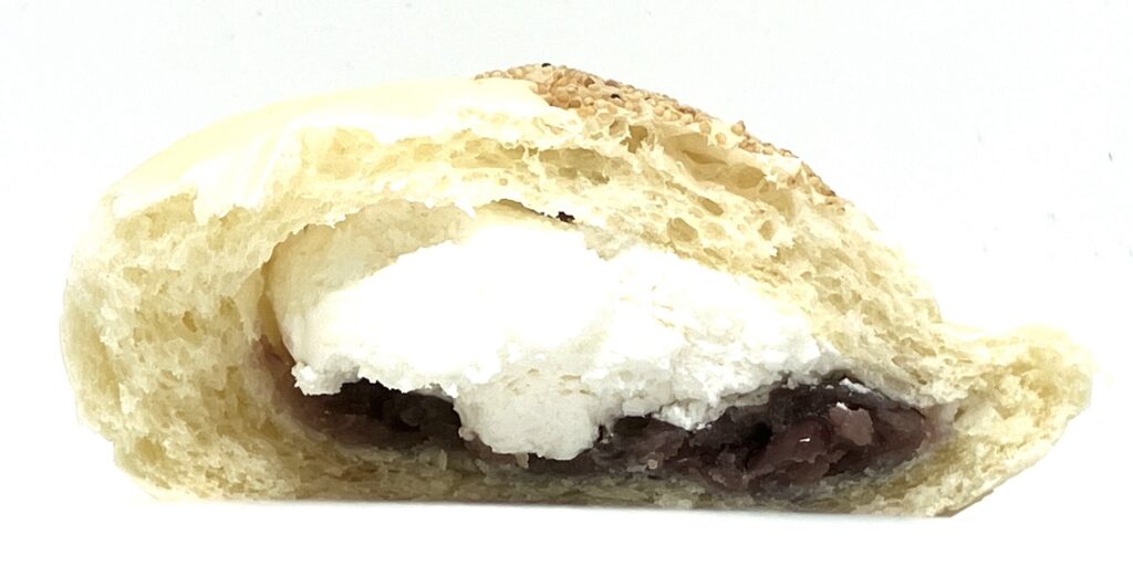 familymart-sweet-red-bean-whipped-cream-bread-eating