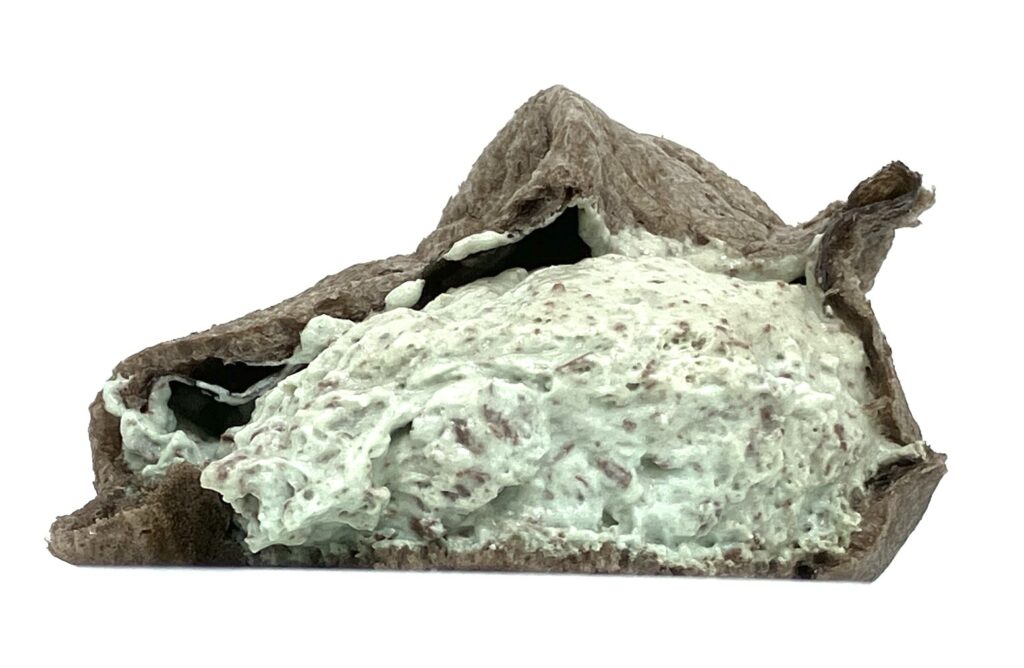 seven-eleven-sweets-cream-puff-mint-cream-eating 