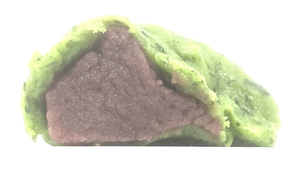 seven-eleven-sweets-rice-cake-mugwort-red-beans-eating