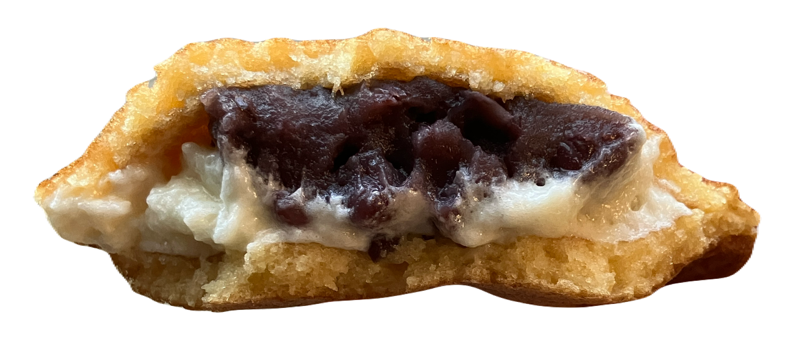 lawson-sweets-pancake-red-beans-whipped-cream-eating 