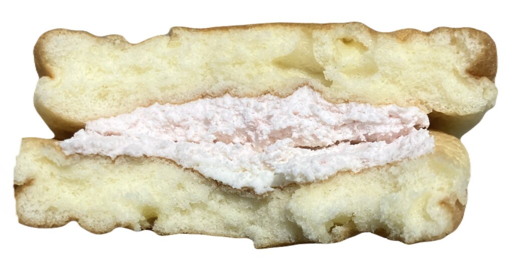 lawson-sweets-strawberry-milk-cream-waffle-eating 